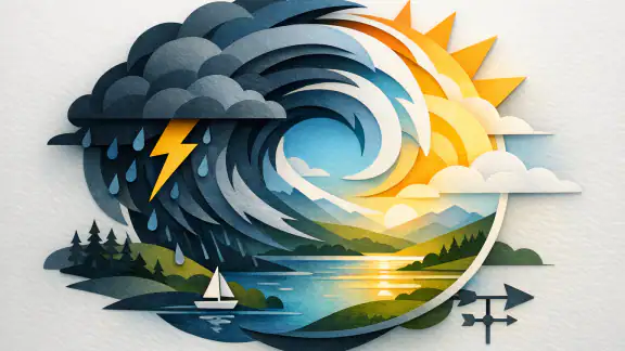 1Weather Forecasts & Radar: The Reliable Weather Companion header