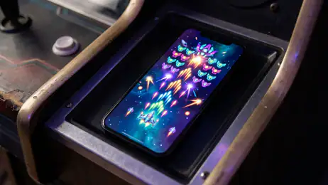 Galaxy Attack: Shooting Game Has a Great Arcade Rhythm and a Clumsy Interface