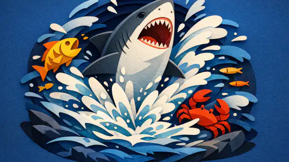 Hungry Shark Evolution: Dive into Chaotic Underwater Survival header