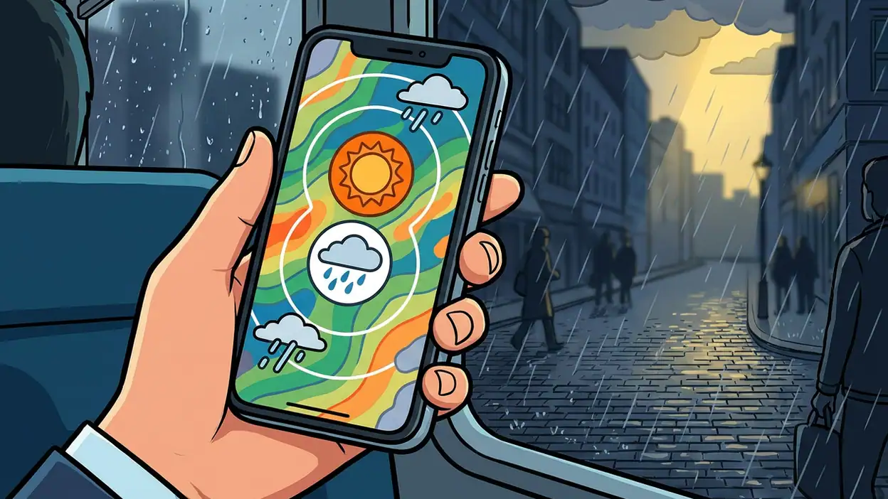 AccuWeather convierte el pronóstico en una decisión antes de salir