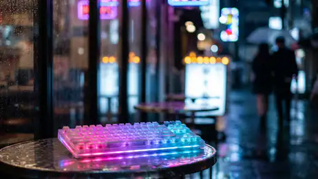 Neon Love Teclado: Personalización Dinámica que Sorprende