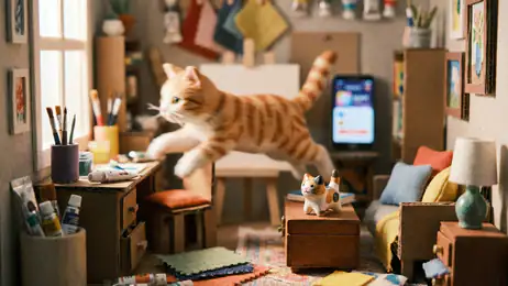 Cat Runner: Dekorasyon ve Koşunun Ötesinde
