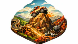 Hill Climb Racing: Basit Kontrollerle Büyük Eğlence header